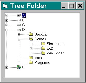 TreeFolder control ScreenShot